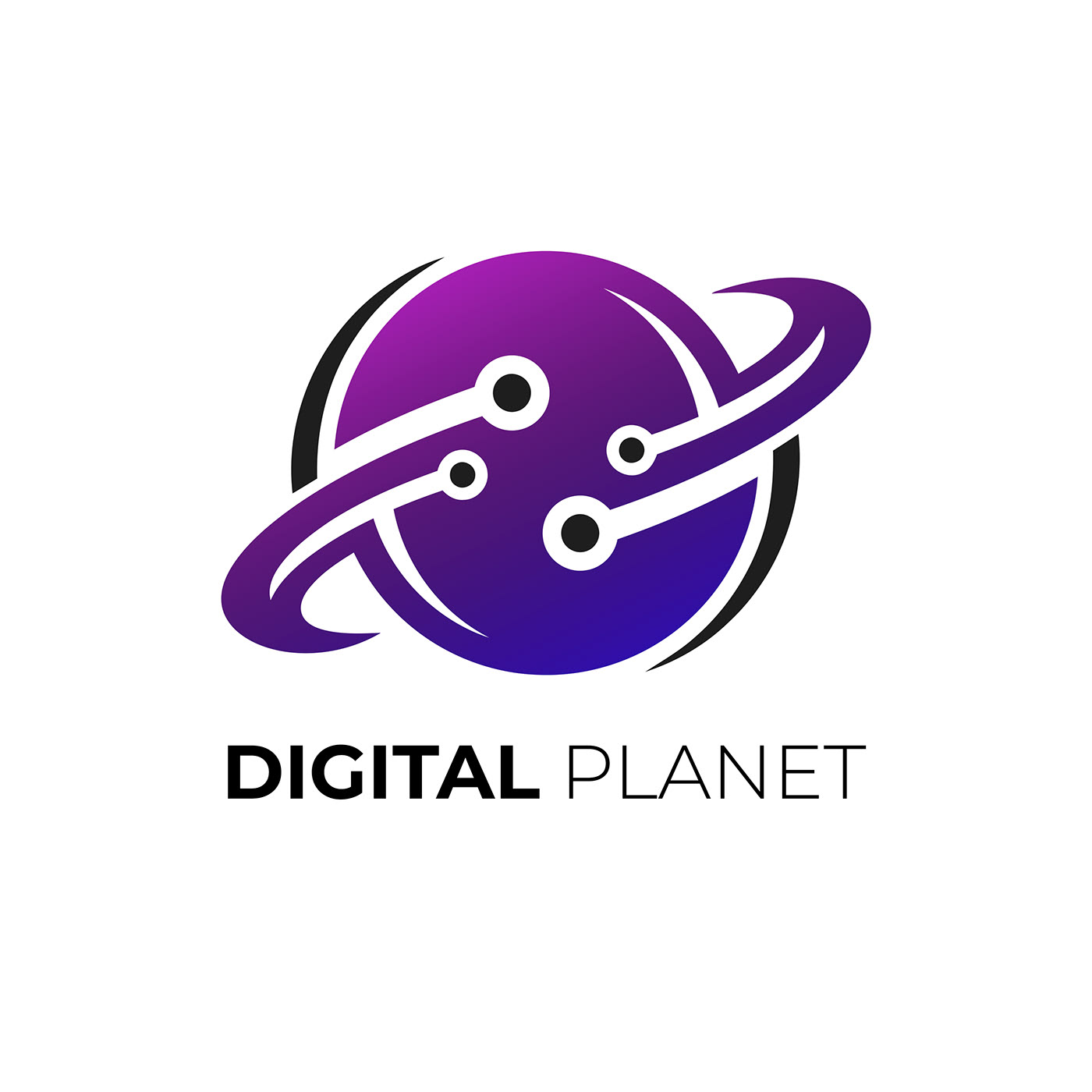 Фото Создавался дизайн логотипа для пиар компании Digital Planet.