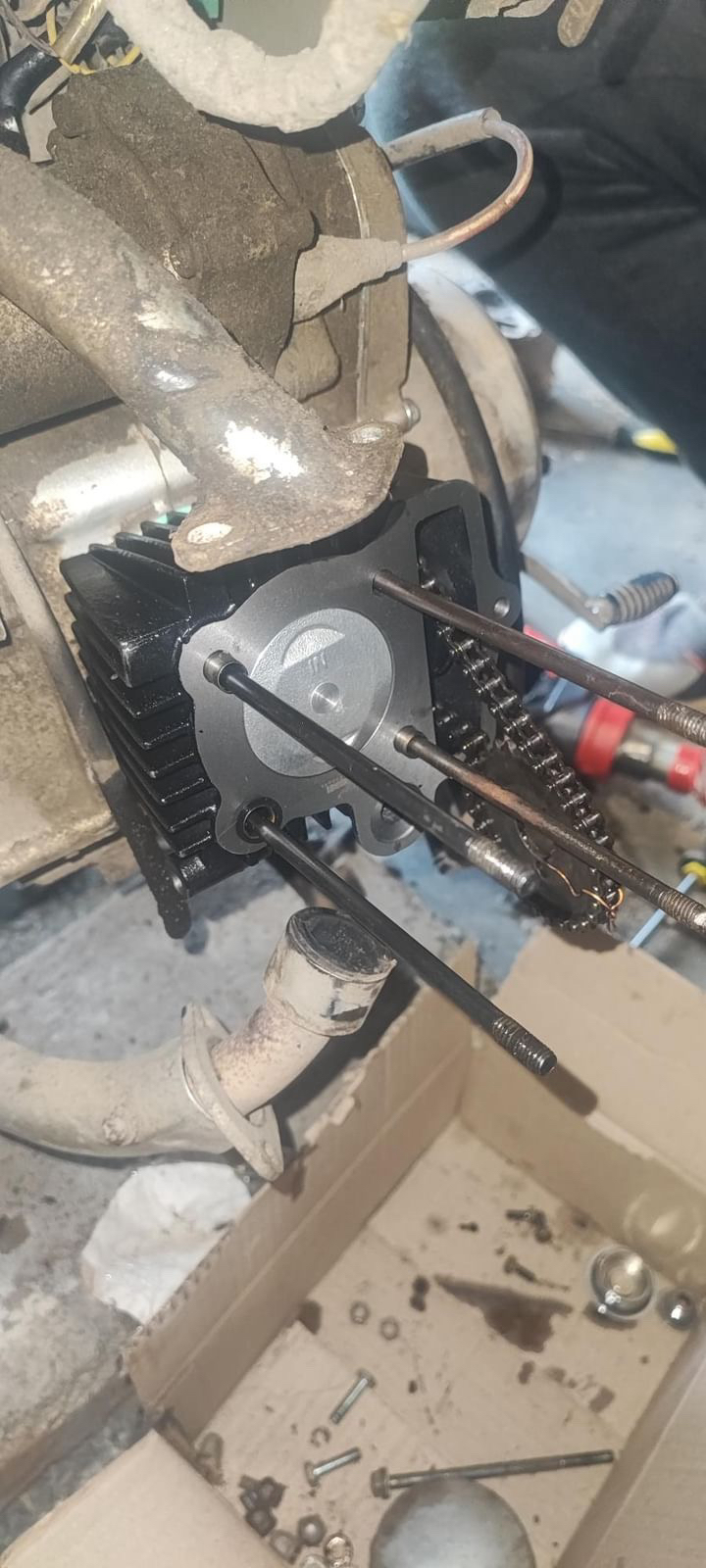 Фото Заміна поршня і головки дельта.