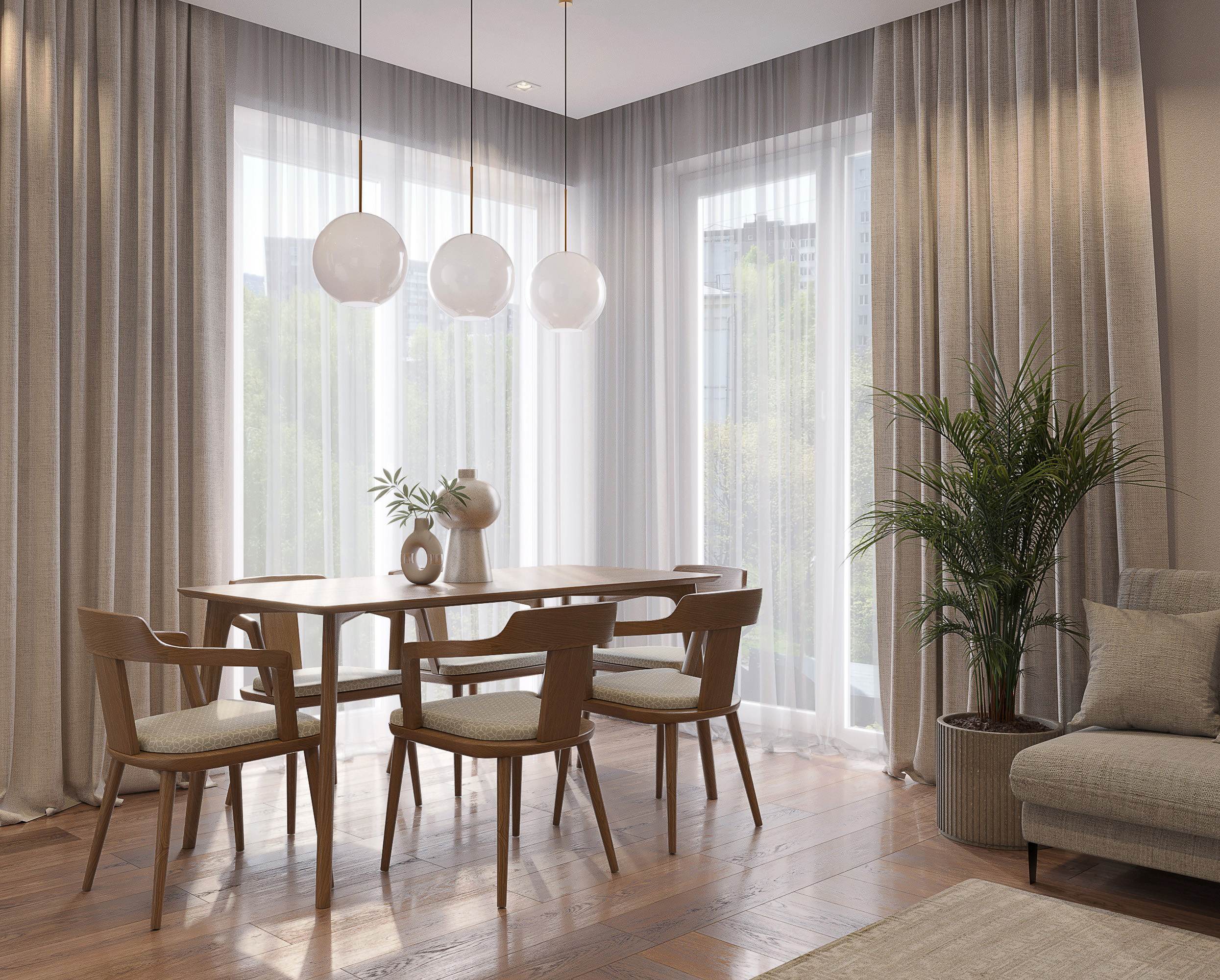 Фото  Kitchen-living room! 