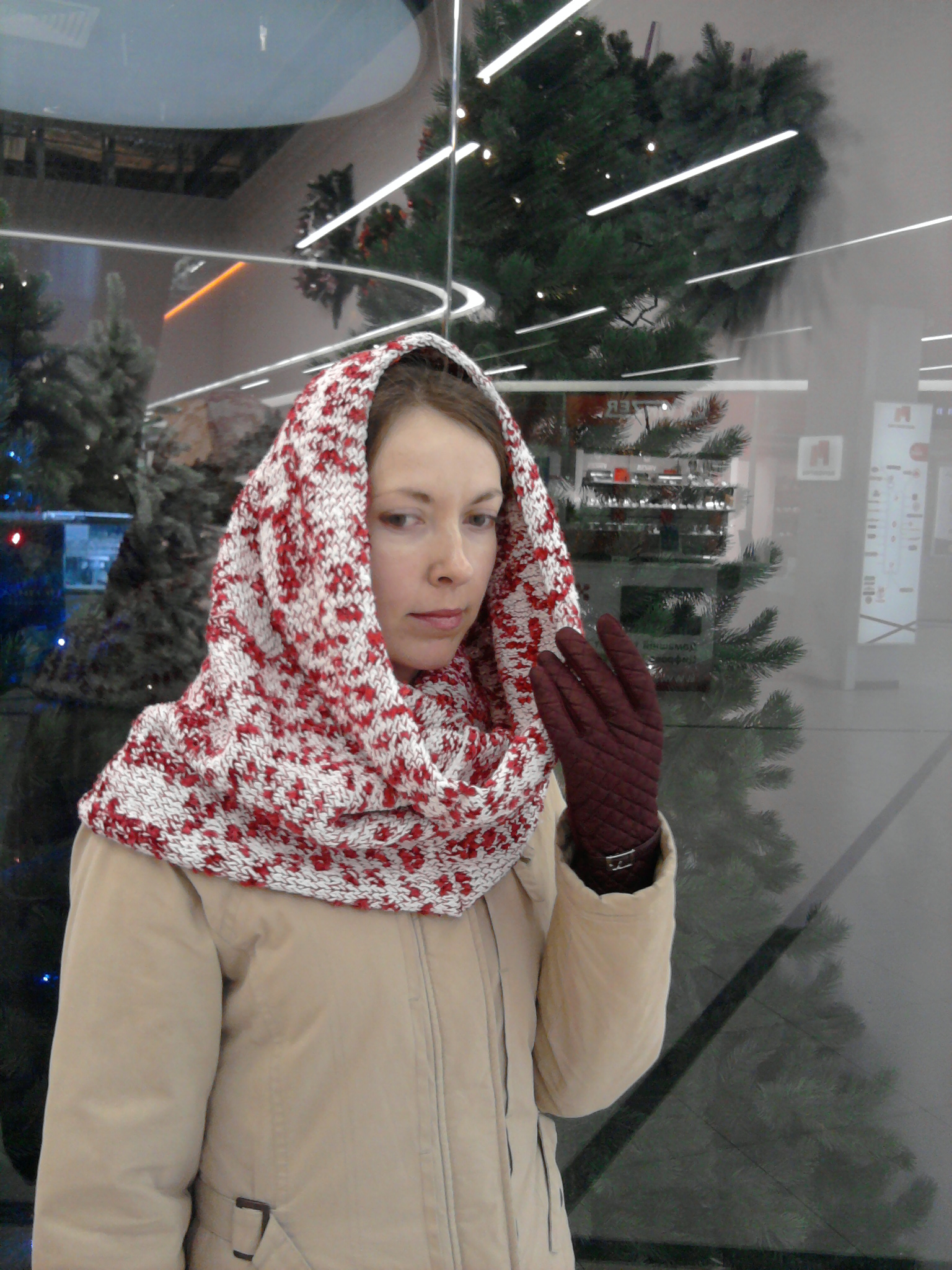 Фото Шарф=хомут, 2 нити. 5 дней.