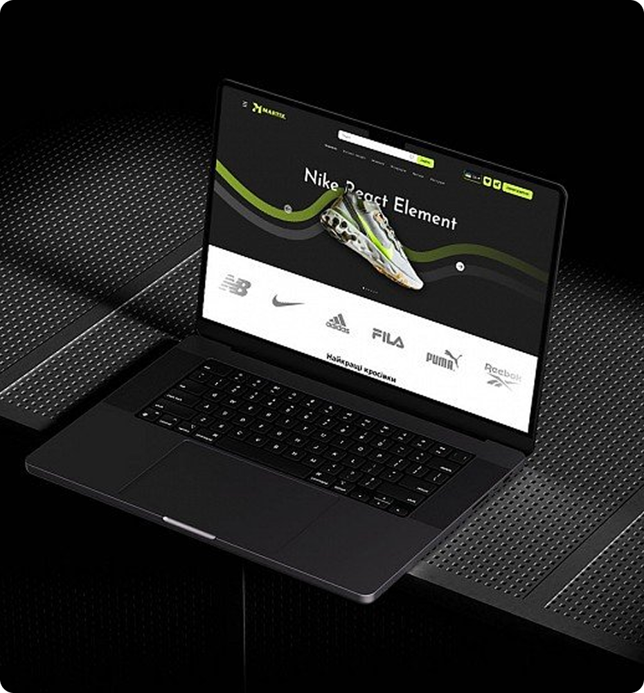 Фото UX/UI Web Design for a Branded Sneakers Online Store