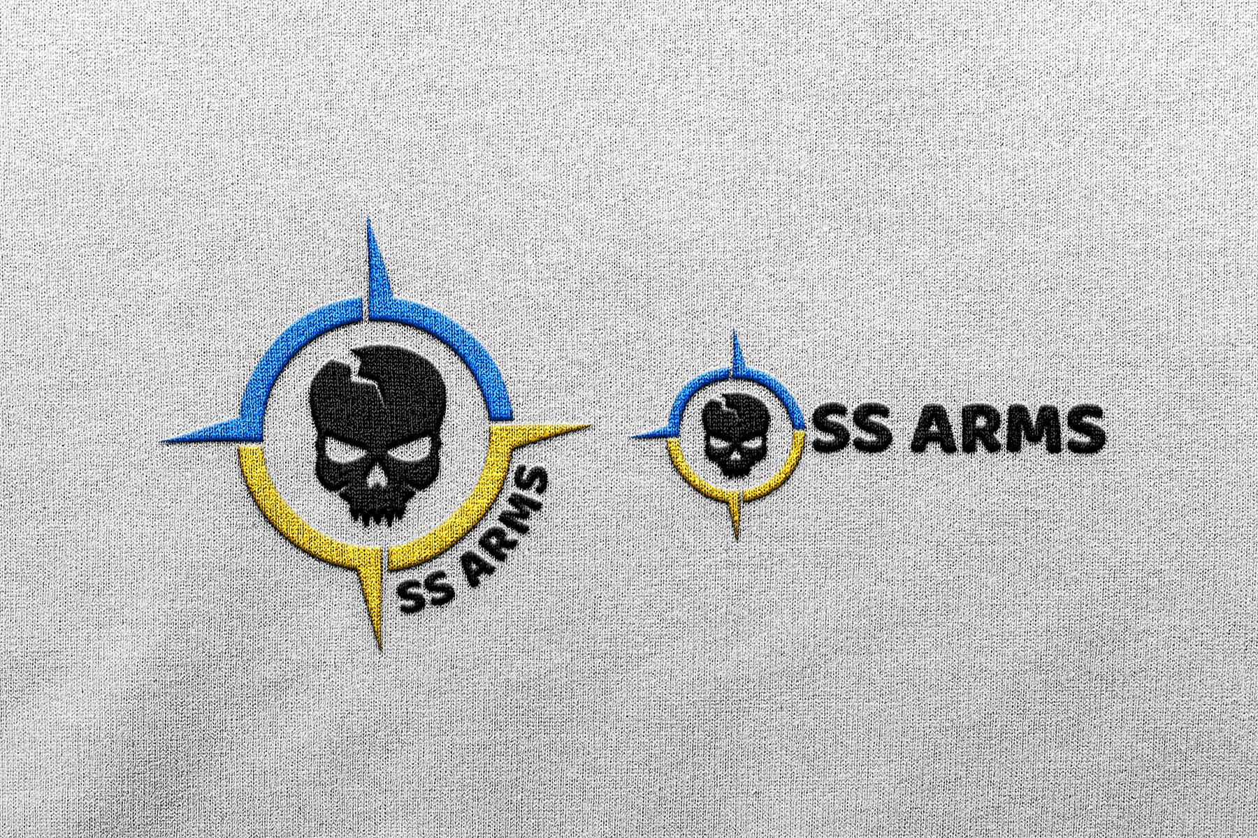 Фото Розробка логотипів для зброярської компанії SS Arms згідно з побажаннями замовника. 
Термін виконання — 14 робочих годин.