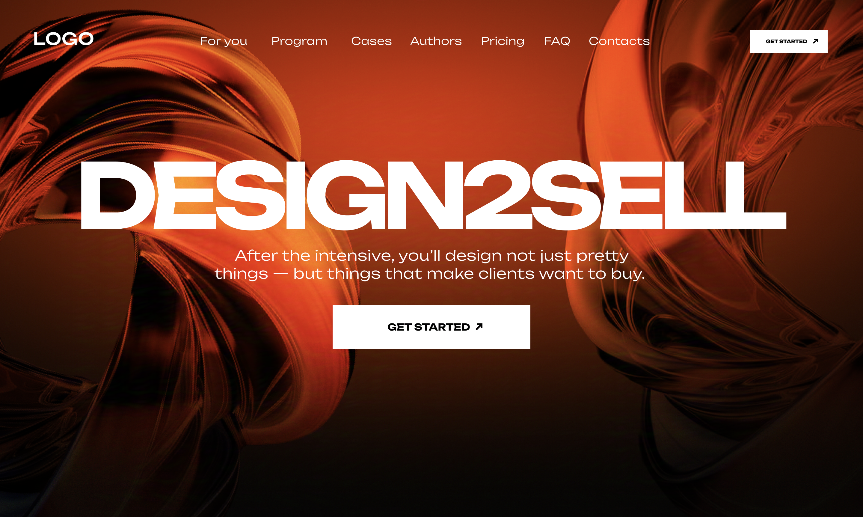 Фото Сайт для інтенсиву з продажів та дизайну