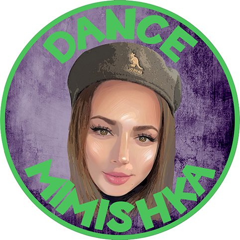 Фото Электронная иллюстрация портрета в логотипе