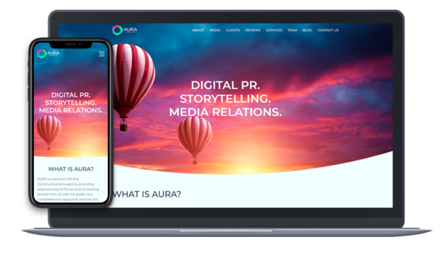 Фото Aura Digital PR

Мета проекту: Створення веб-сайту для провідного агентства з питань зв’язків із громадськістю та комунікацій, яке надає широкий асортимент цифрових PR-послуг провідним брендам з усього світу.

Реалізація: CMS WordPress