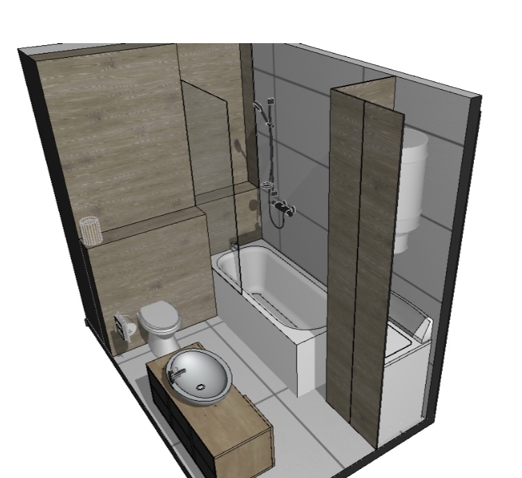 Фото ЖК Радужний ,Київ. 3d  перспектива у ArchiCAD