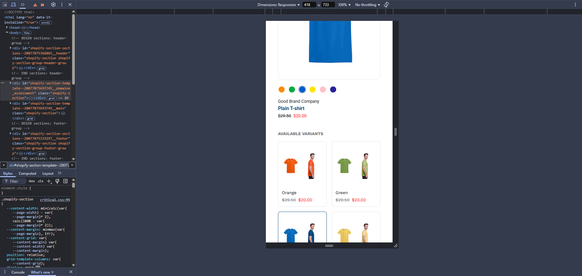 Фото Доробка сайтів на React, Next.js, Shopify, HTML/CSS, JavaScript 3