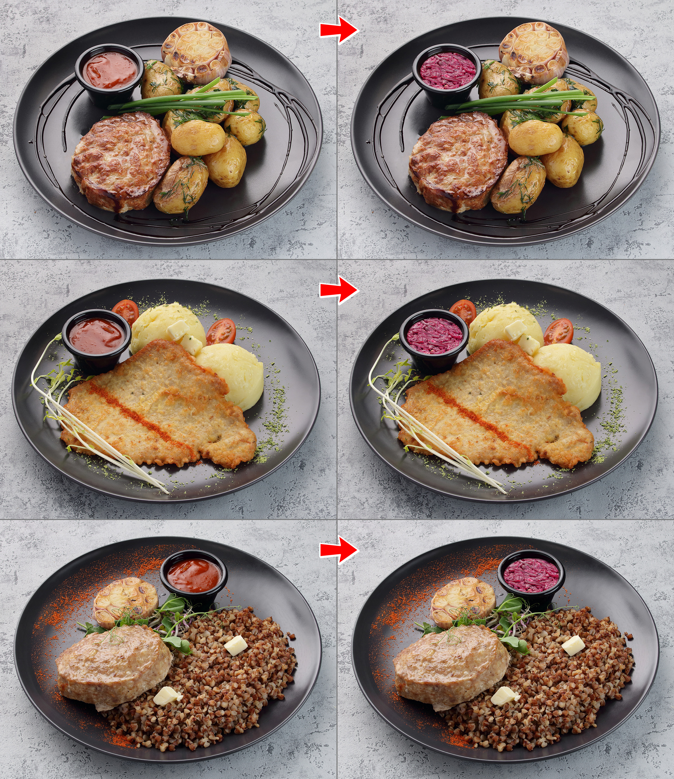 Фото Заміна соусу на салат