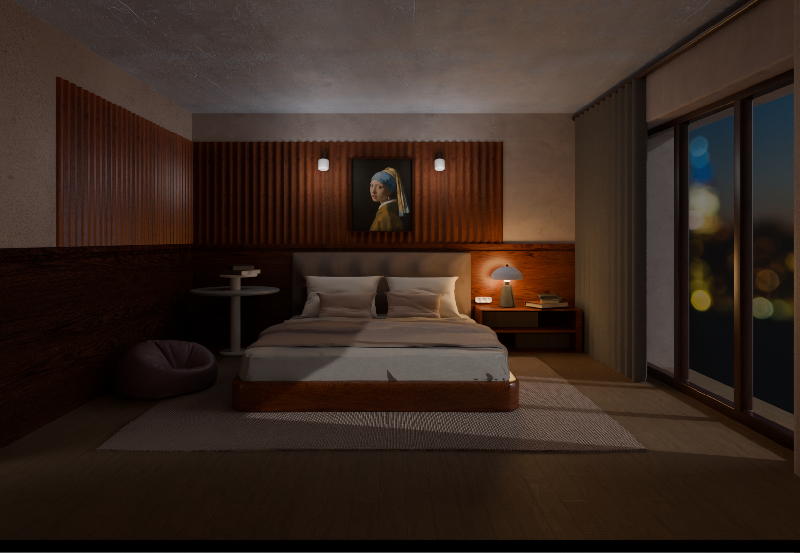 Фото Спальня в Blender