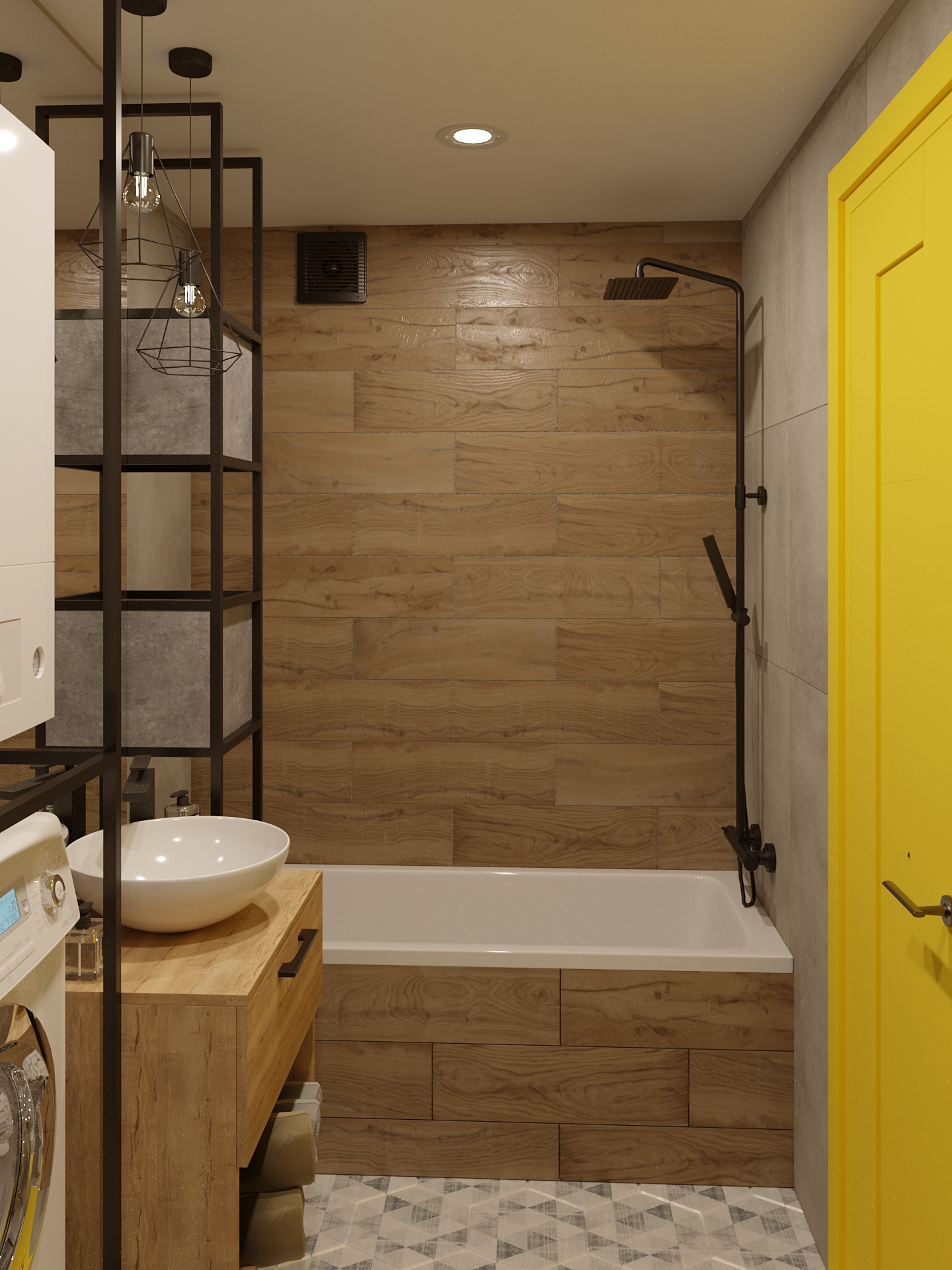 Фото 3D MAX. Визуализация ванной комнаты.
