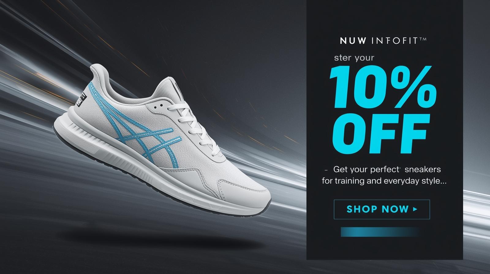 Фото Дизайн баннеру кросівок Nike