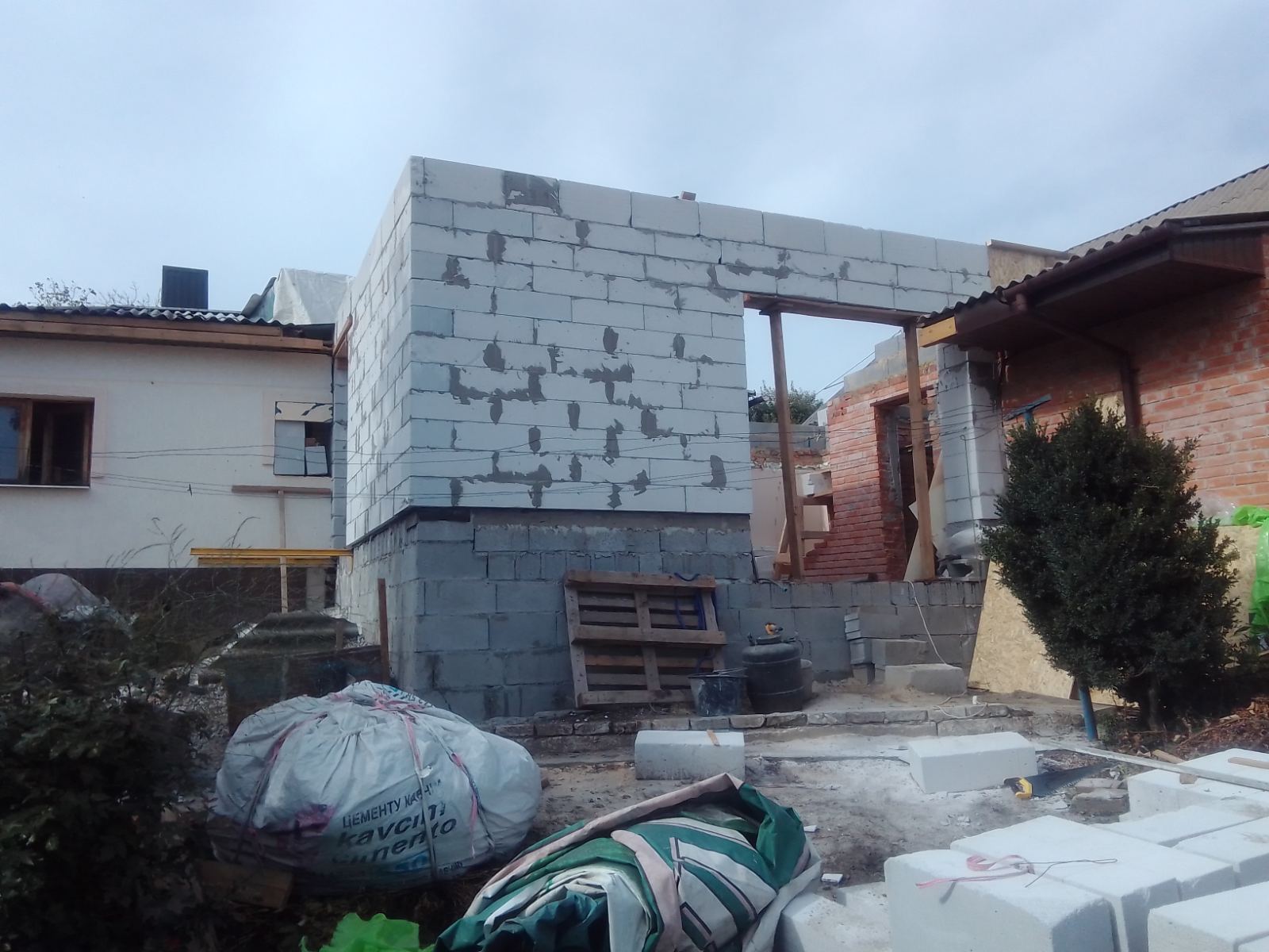Фото Cтроительство  домов  от фундамента до крыши из газоблока 4