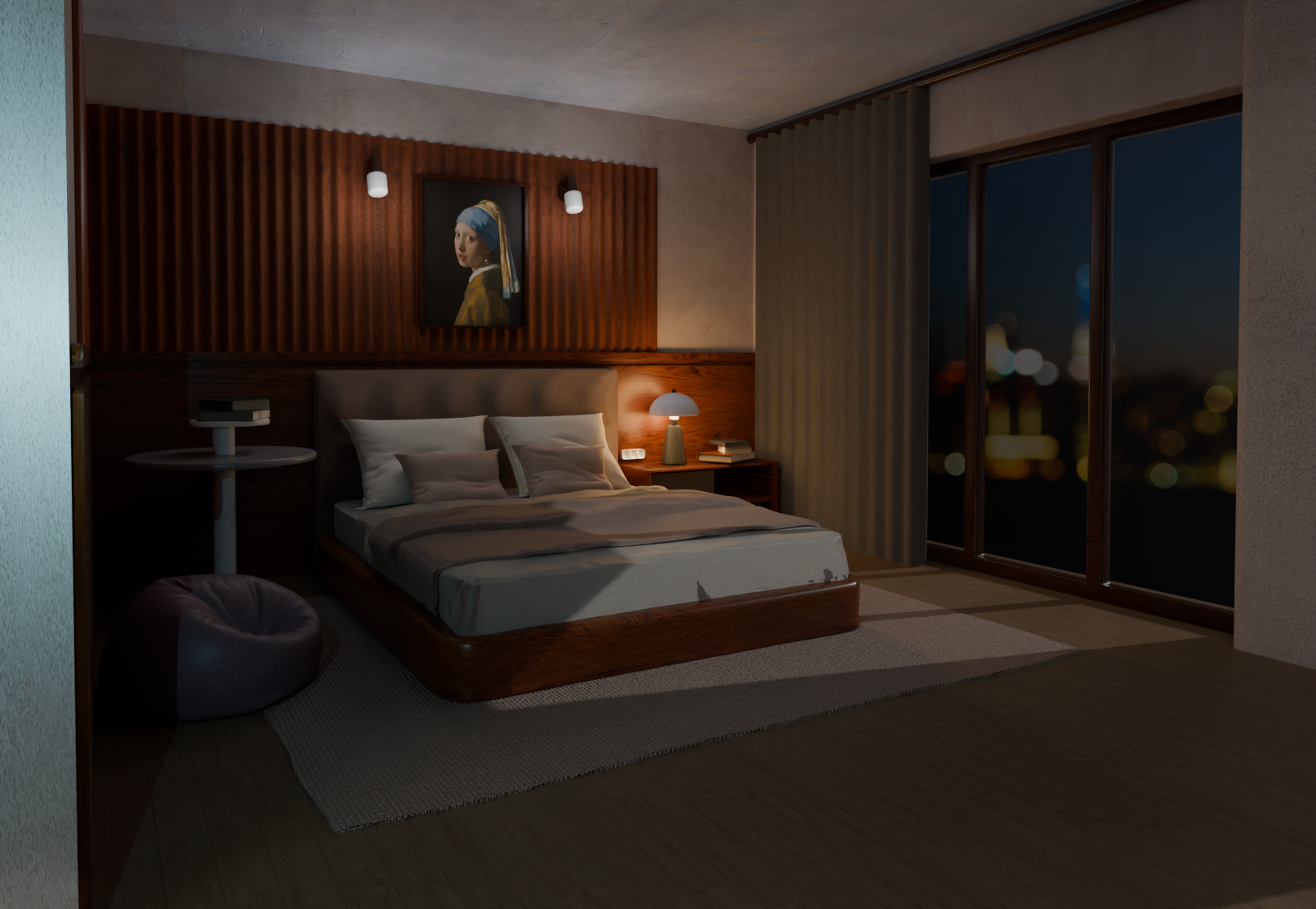 Фото Спальня в Blender