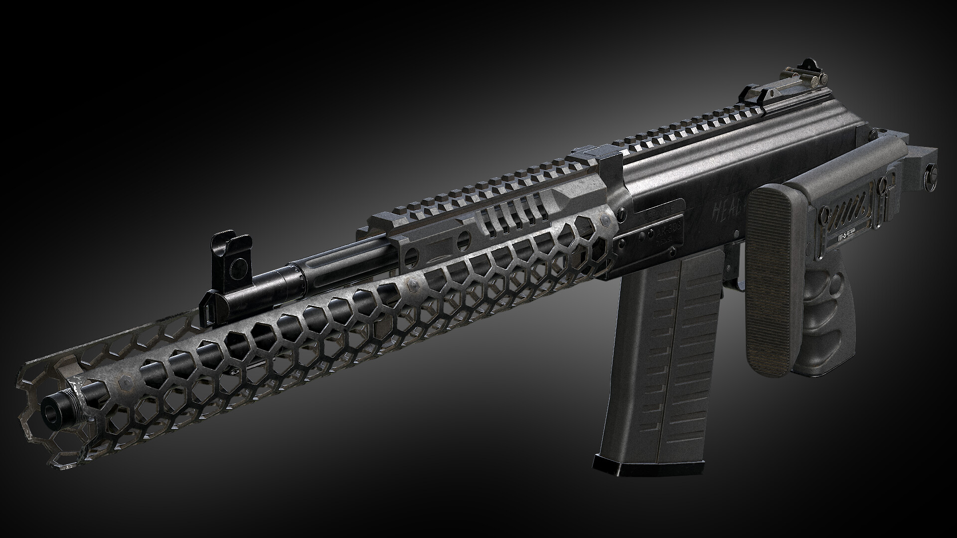 Фото Мокшанський АК-12, виконаний спеціально для гри Dayz