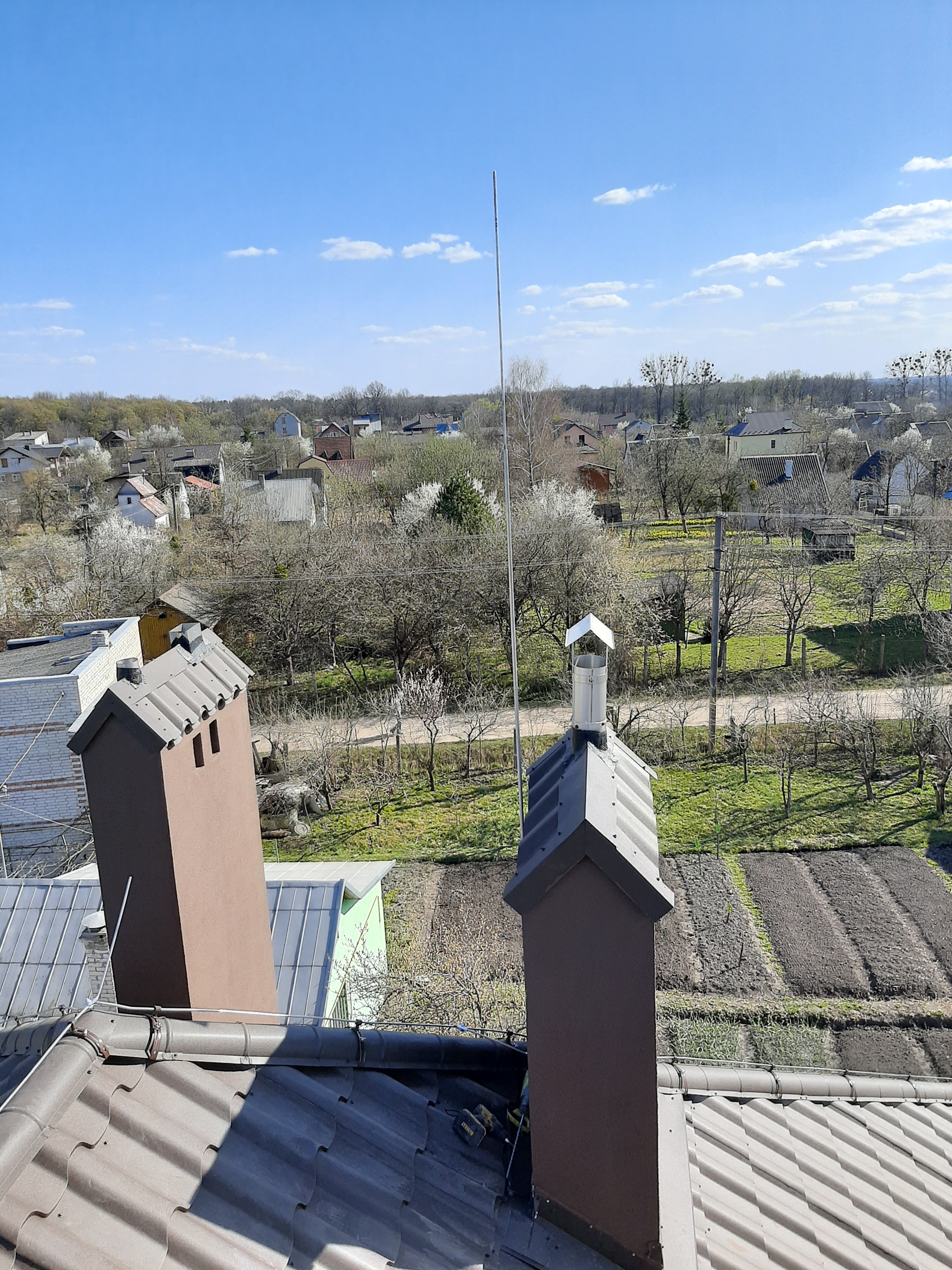 Фото Монтаж блискавкозахисту