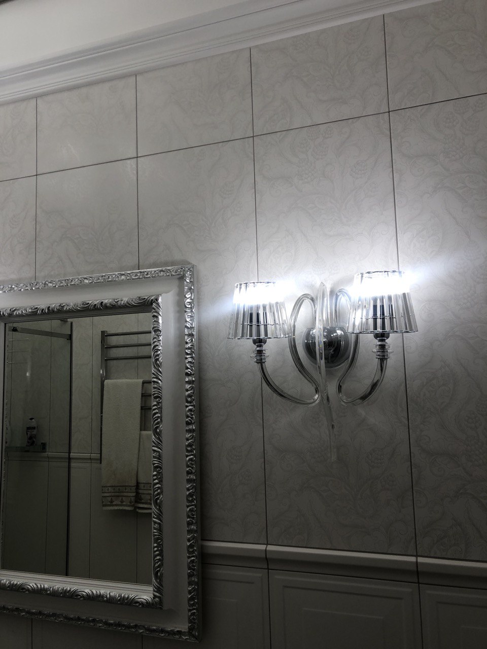 Фото Плитка, установка светильников 