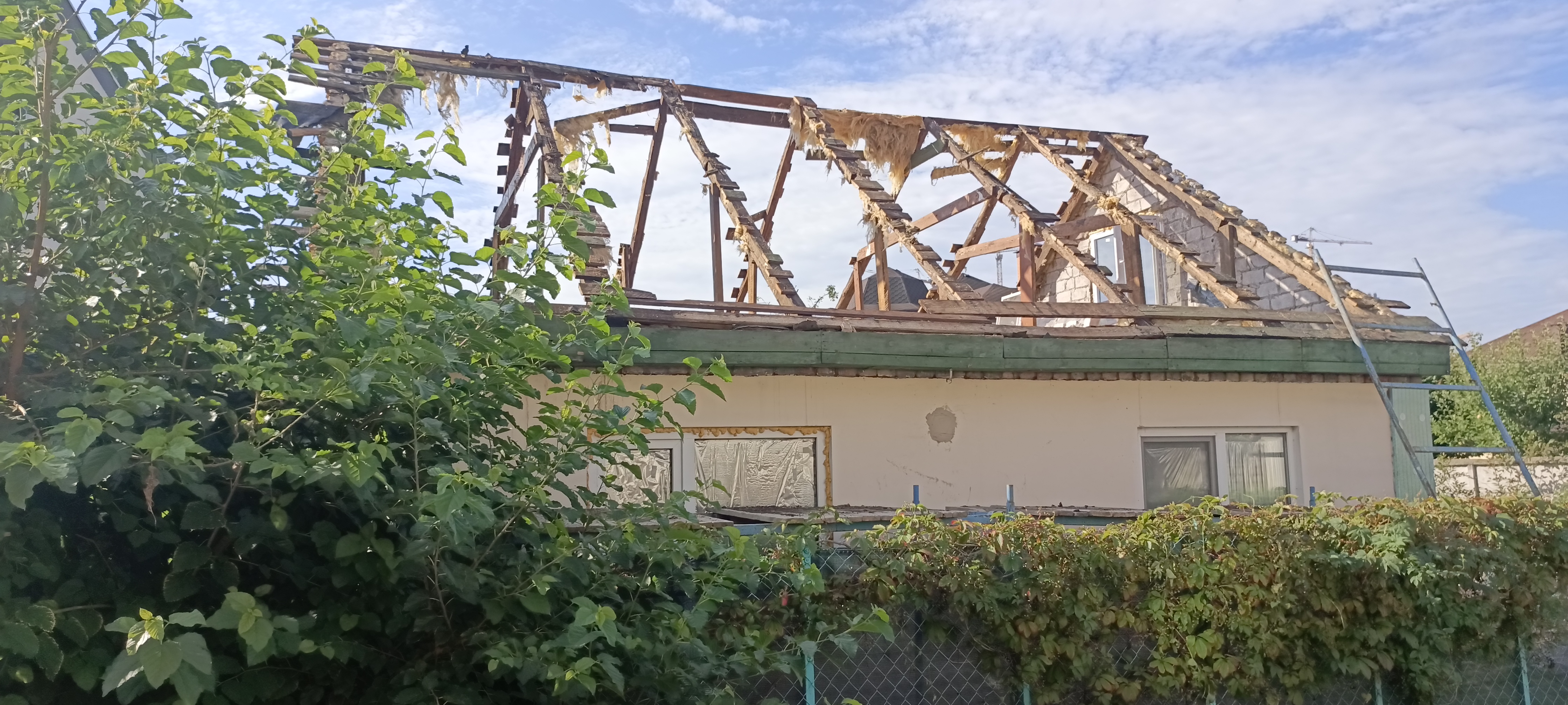 Фото Заміна покрівлі повністю. Утеплення 