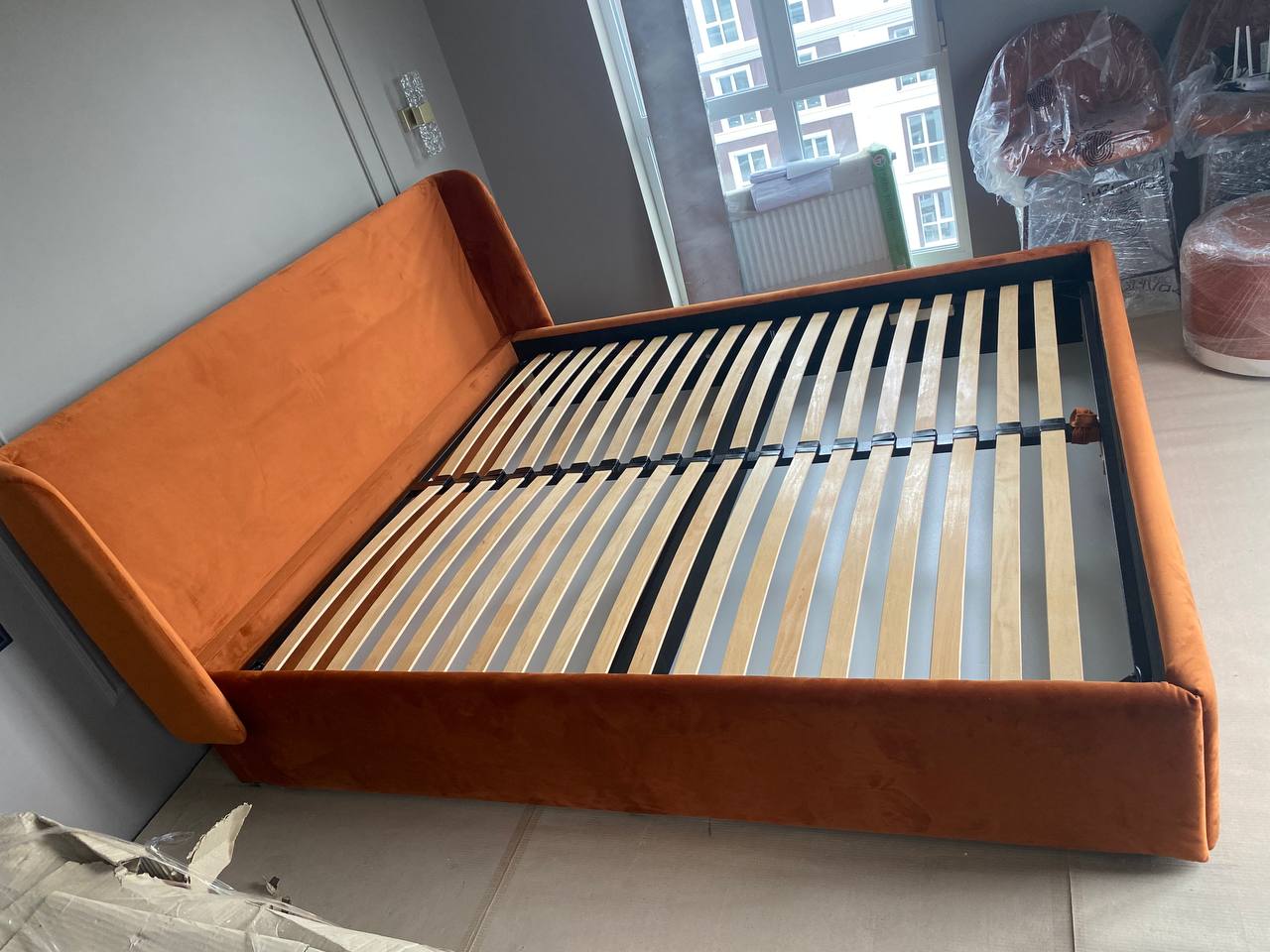 Фото збирання двохспальної кроваті