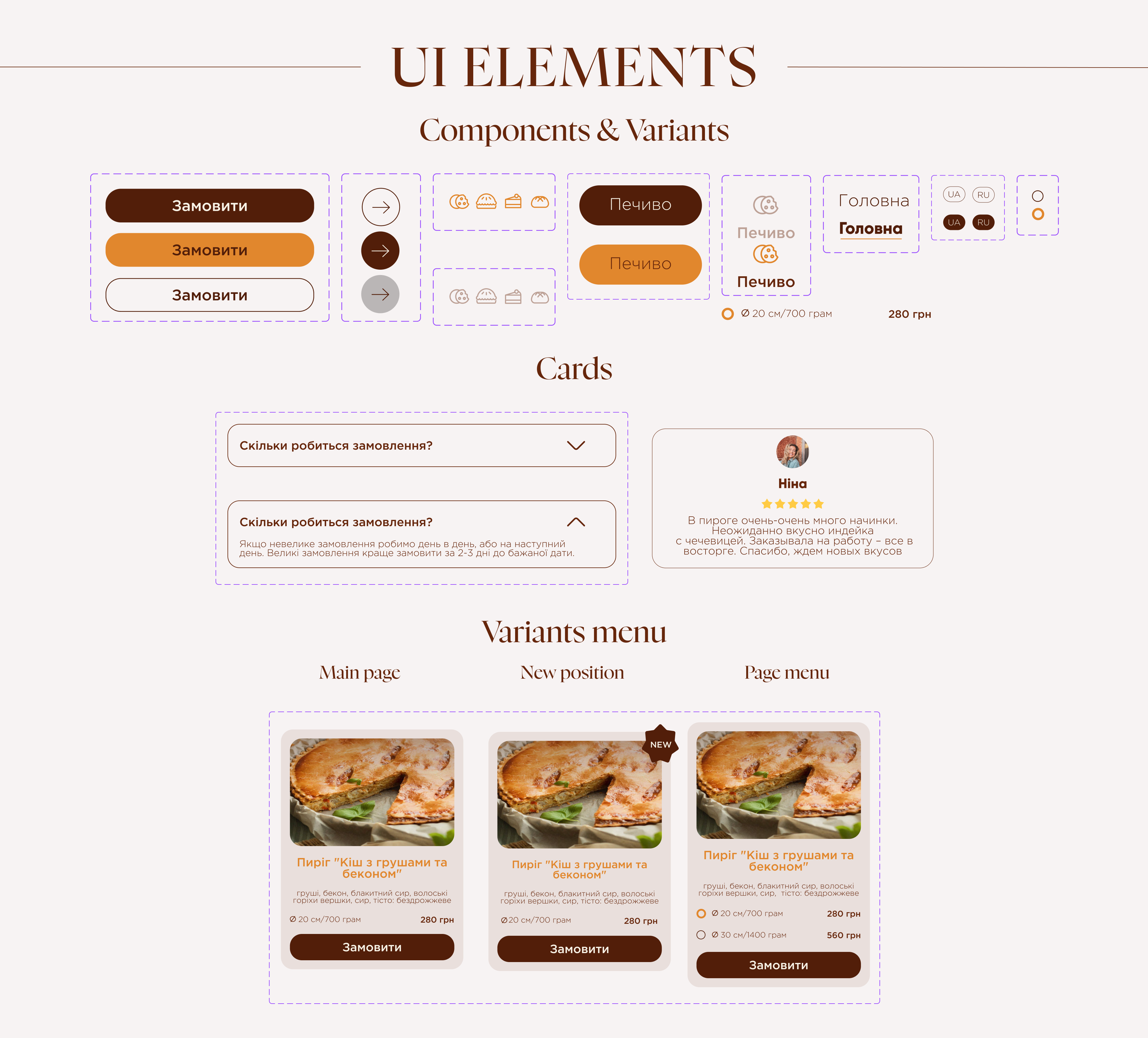 Фото UI elements