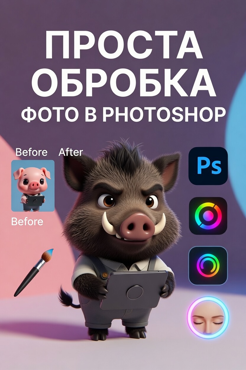 Фото Проста обробка фото в Photoshop 1