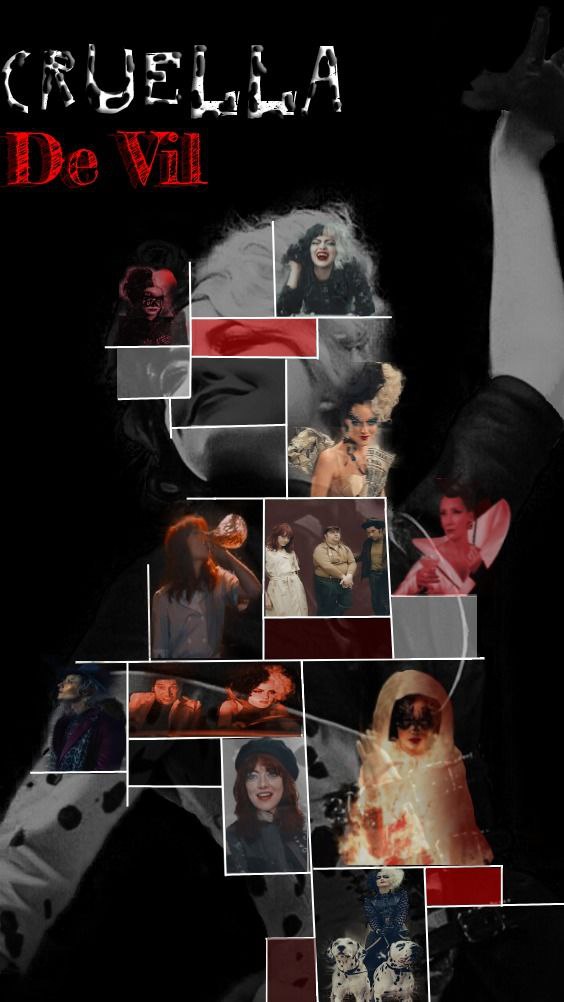Фото Постер до фільму «Cruella”. Робота була виконана за 5 годин. Хороший відгук від замовника 