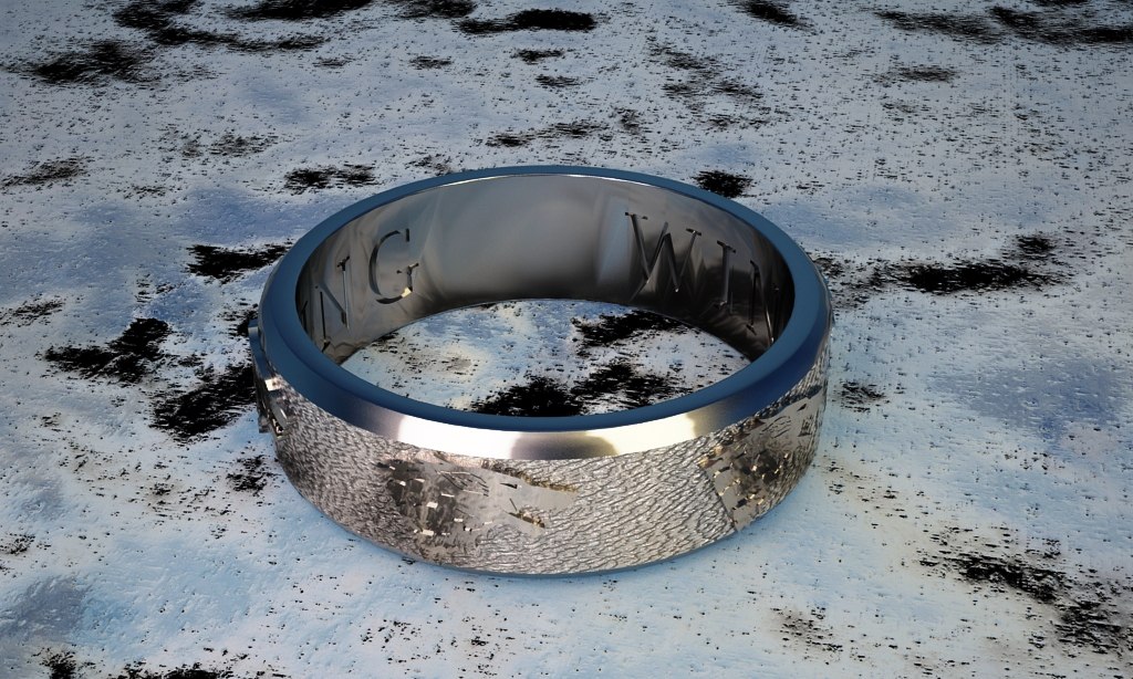Фото Stark ring - 3d модель персня