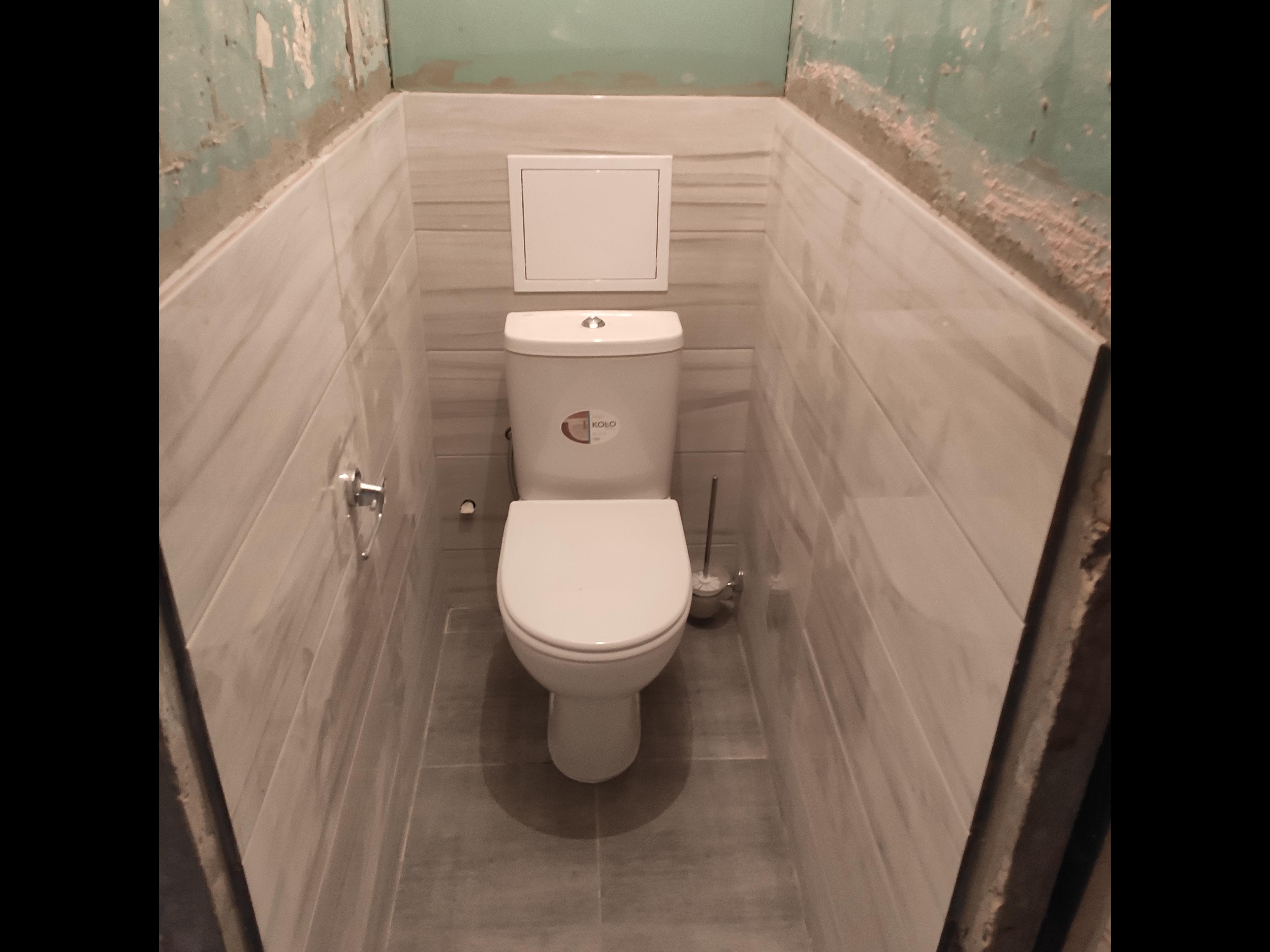Фото Укладка плитки в санузле