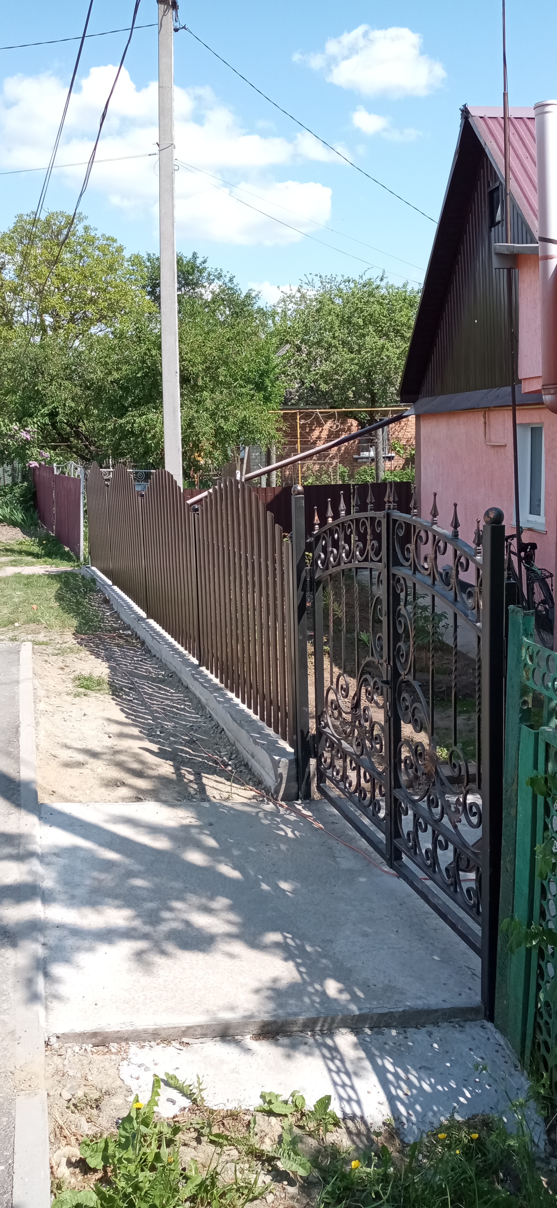 Фото готовий забор 