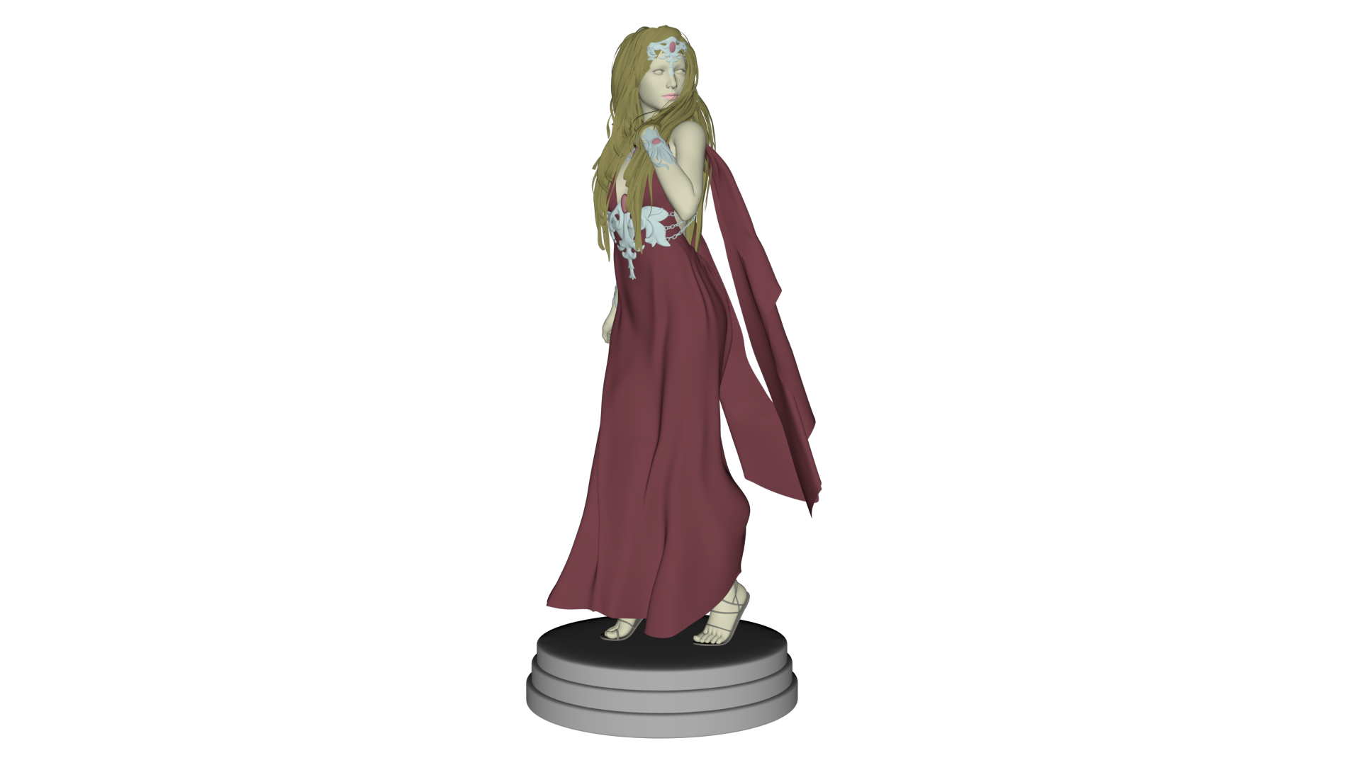 Фото DazStudio - компиляция готовых решений, ZBrush - скалптинг для придания уникальности, Maya - сборка, выравнивание сетки, добавление деталей, нанесение материалов (материалы тестовые, стандартные).  Видео с  круговым просмотром на Google Диск - https://drive.google.com/open?id=1dhtRxheDcI72eE58NwLeD1oUvcKp_PhT