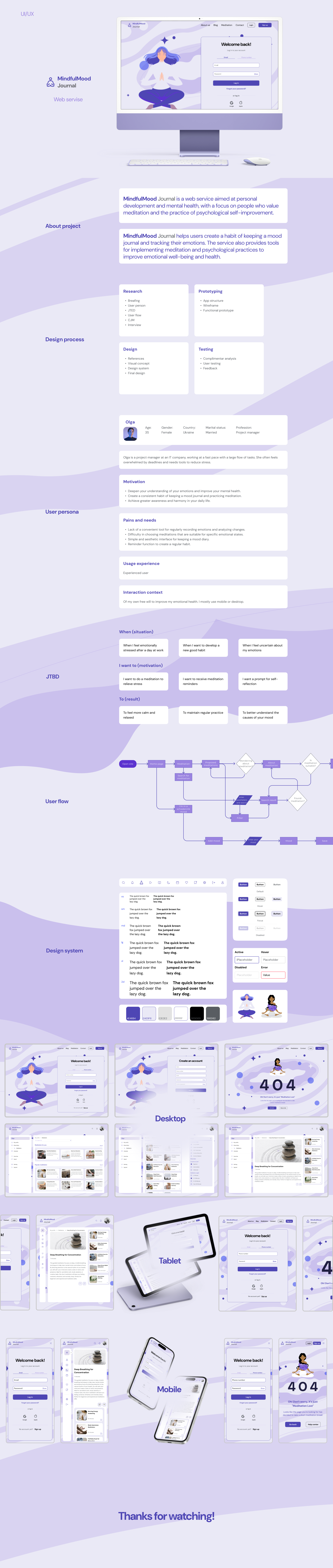 Фото MindfulMood Journal – це вебсервіс, спрямований на особистісний розвиток та психічне здоров’я, з акцентом на людей, які цінують медитацію та практику психологічного самовдосконалення.