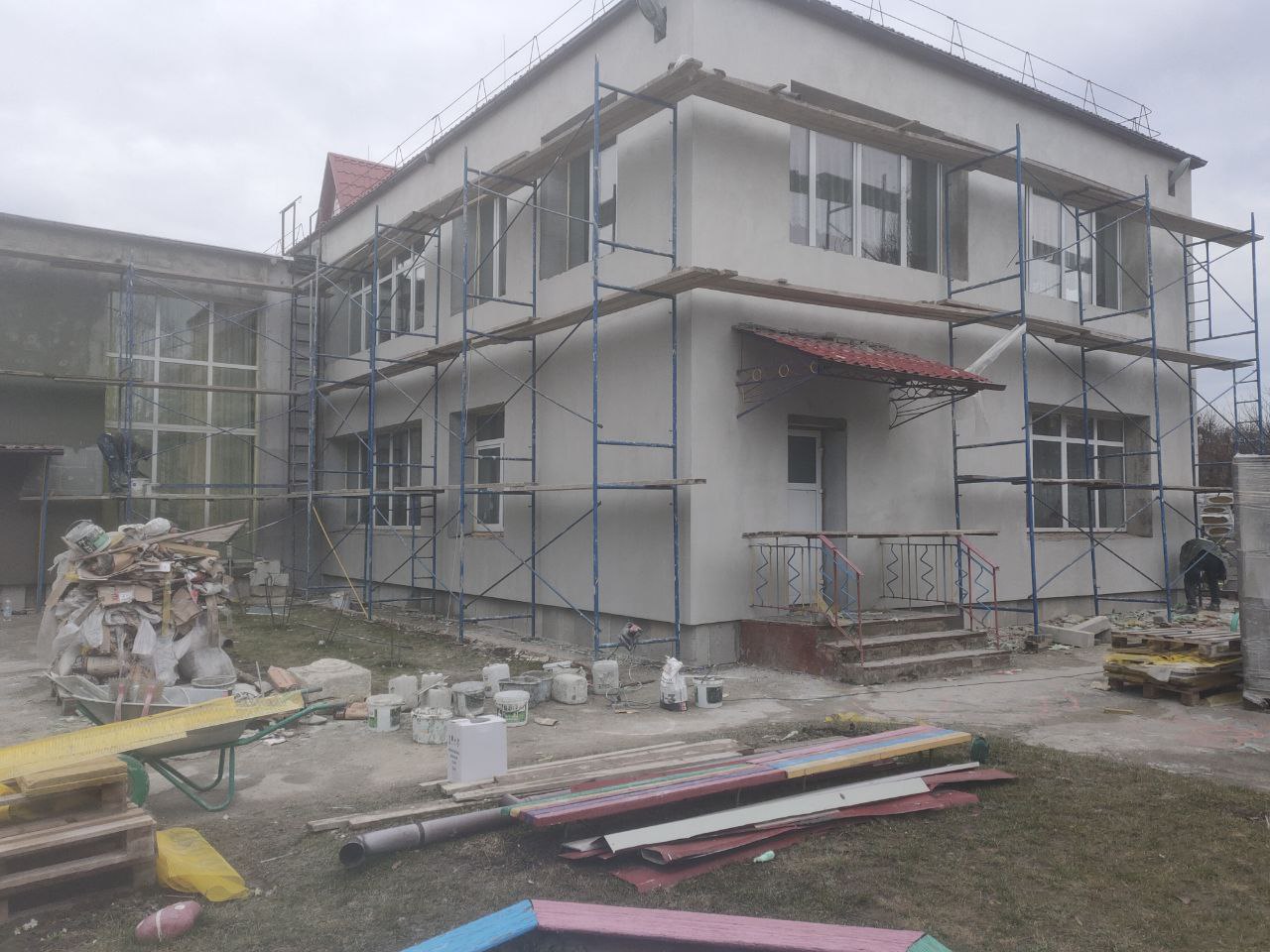 Фото Отеплення фасаду ДНЗ 8