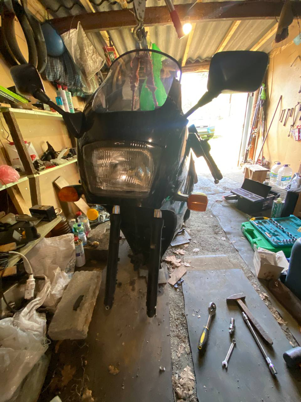 Фото Заміна сальників вилки з маслом.