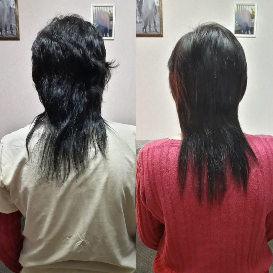 Фото Кератинове вирівнювання волосся в Полтаві 4