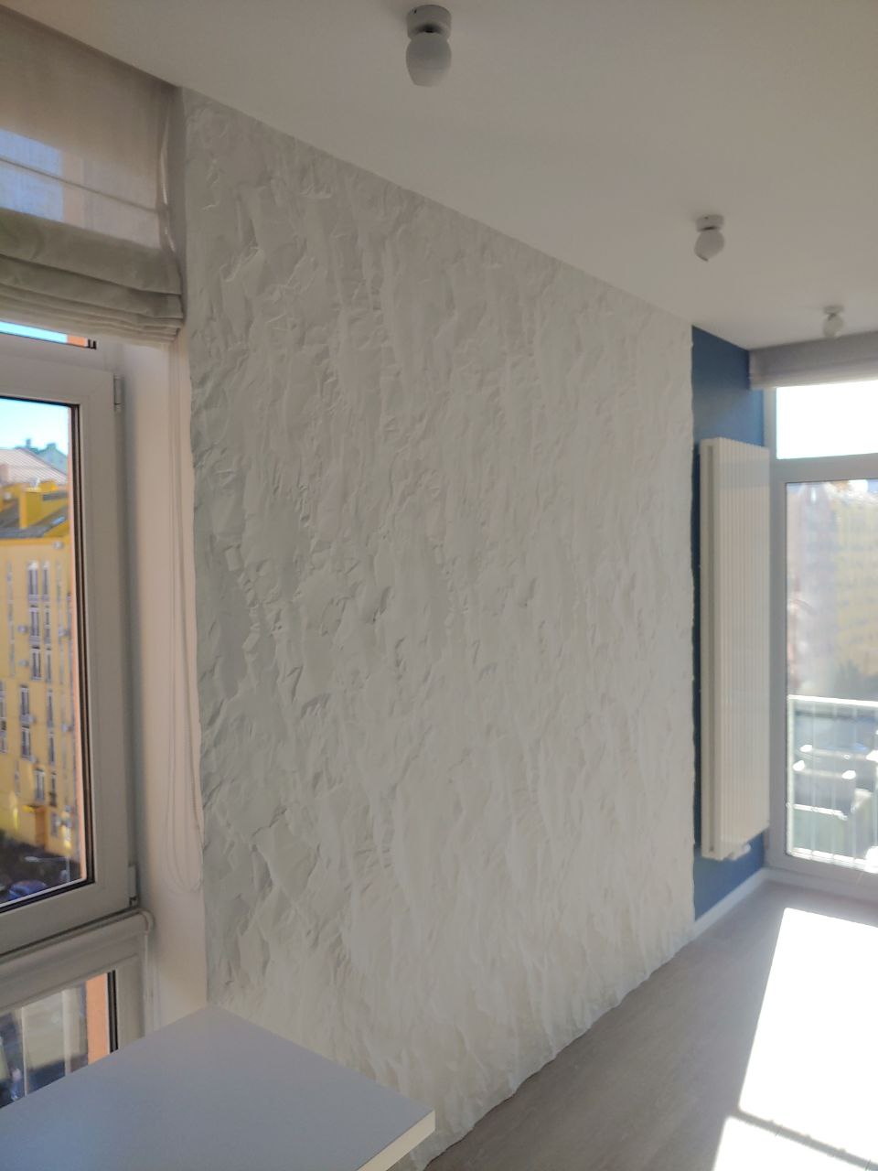 Фото монтаж гіпсових 3D панелей "під ключ" 1