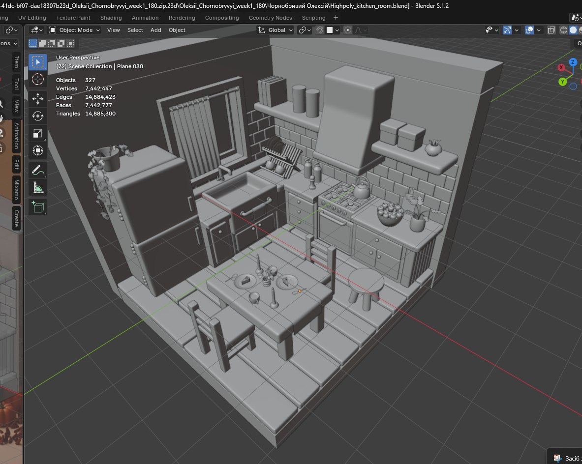 Фото 3D моделювання та проста анімація в Blender
• Product 3D models
• Рендери для сайту та соцмереж
• Прості анімації
Терміни: від 1 дня
Ціна: від 800 грн
