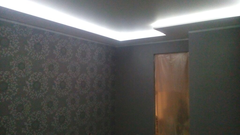 Фото монтаж потолков, отделка стен, монтаж LED - ленты