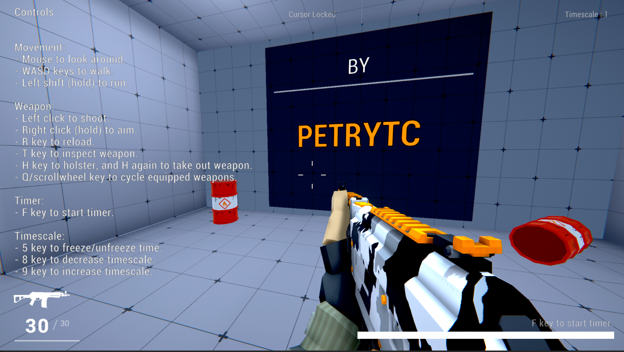 Фото FPS 3D
3D ШУТЕР ВІД ПЕРШОГО ЛИЦЮ
(робив на замовлення - ідея гри: тренувальна місія)