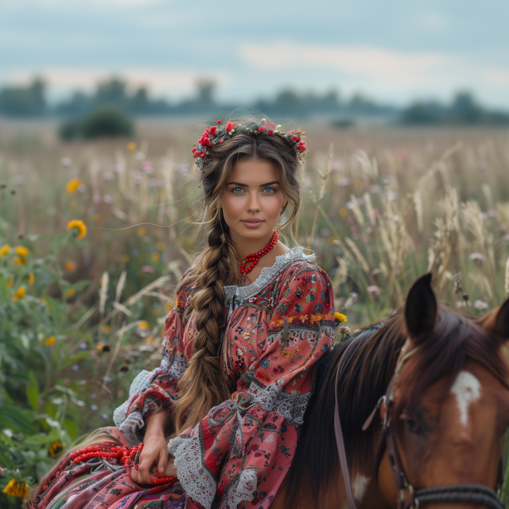Фото жінка на коні