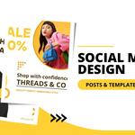 Дизайн постів для соціальних мереж та реклами