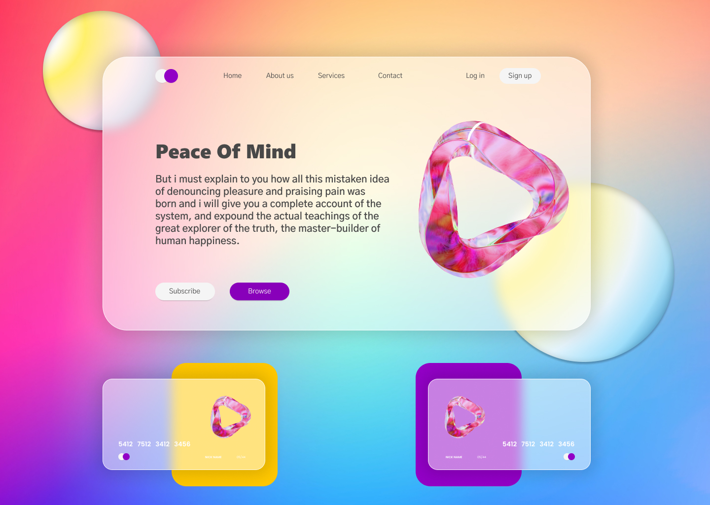 Фото Landing page