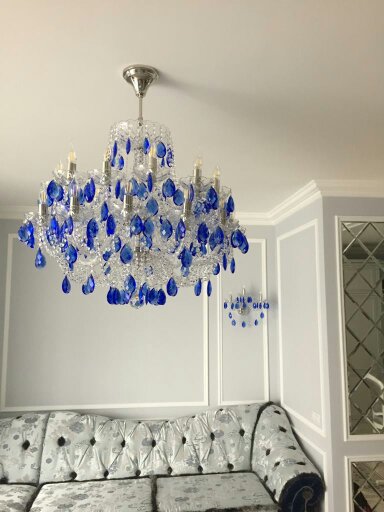 Фото Установка люстры бра
