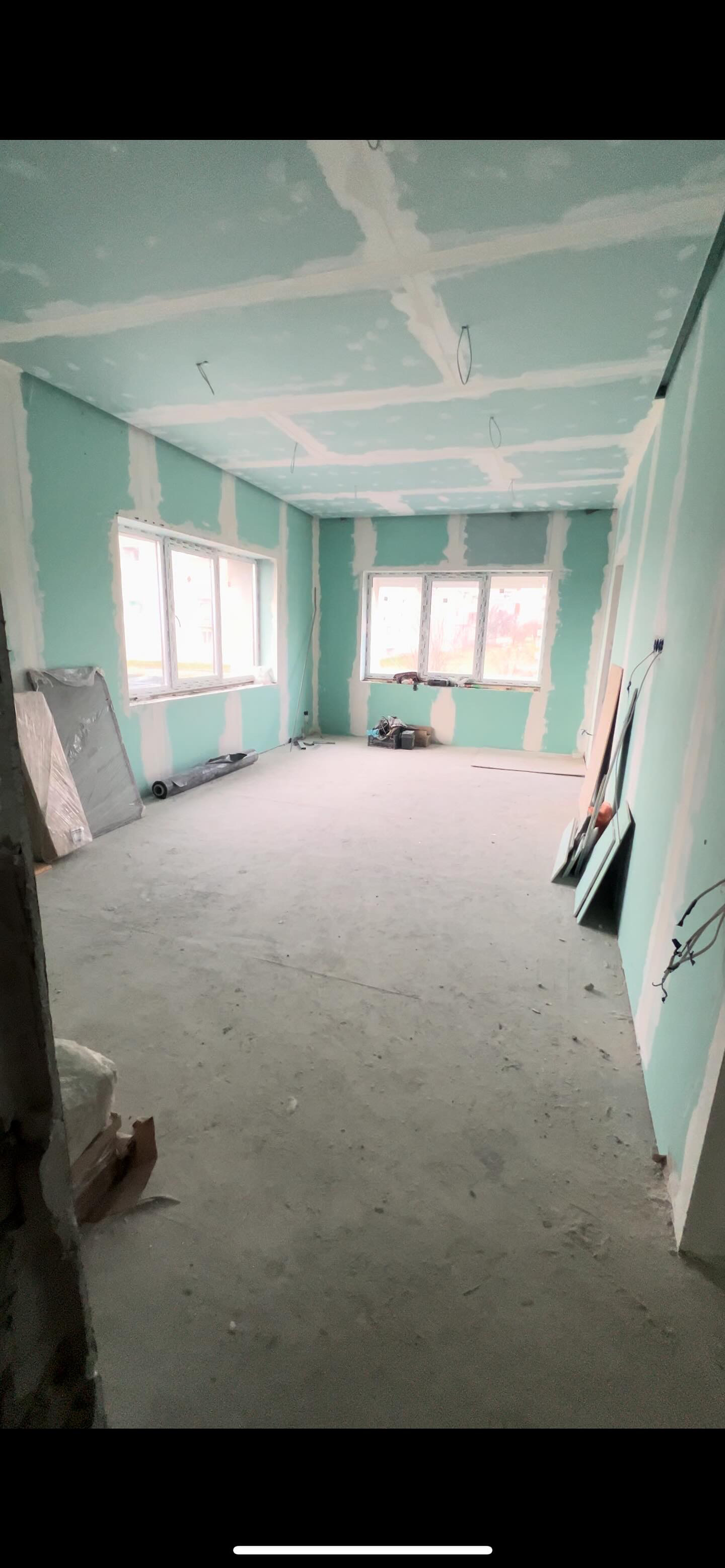 Фото монтаж ГКЛ на стены