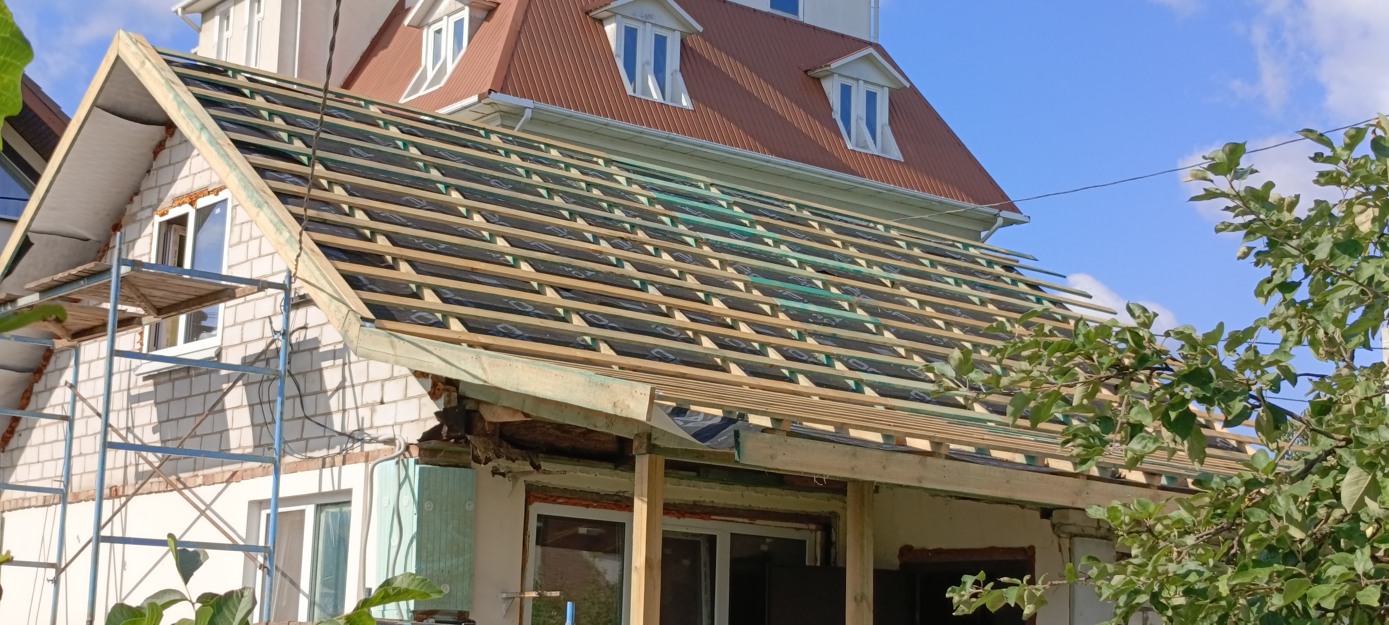 Фото Заміна покрівлі повністю. Утеплення 