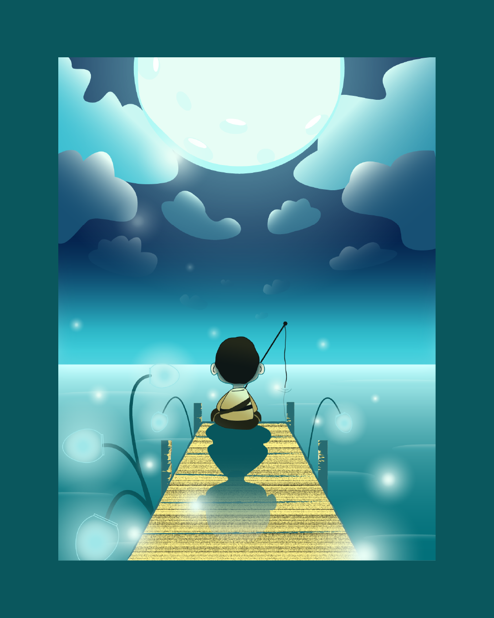 Фото Boy on the pier