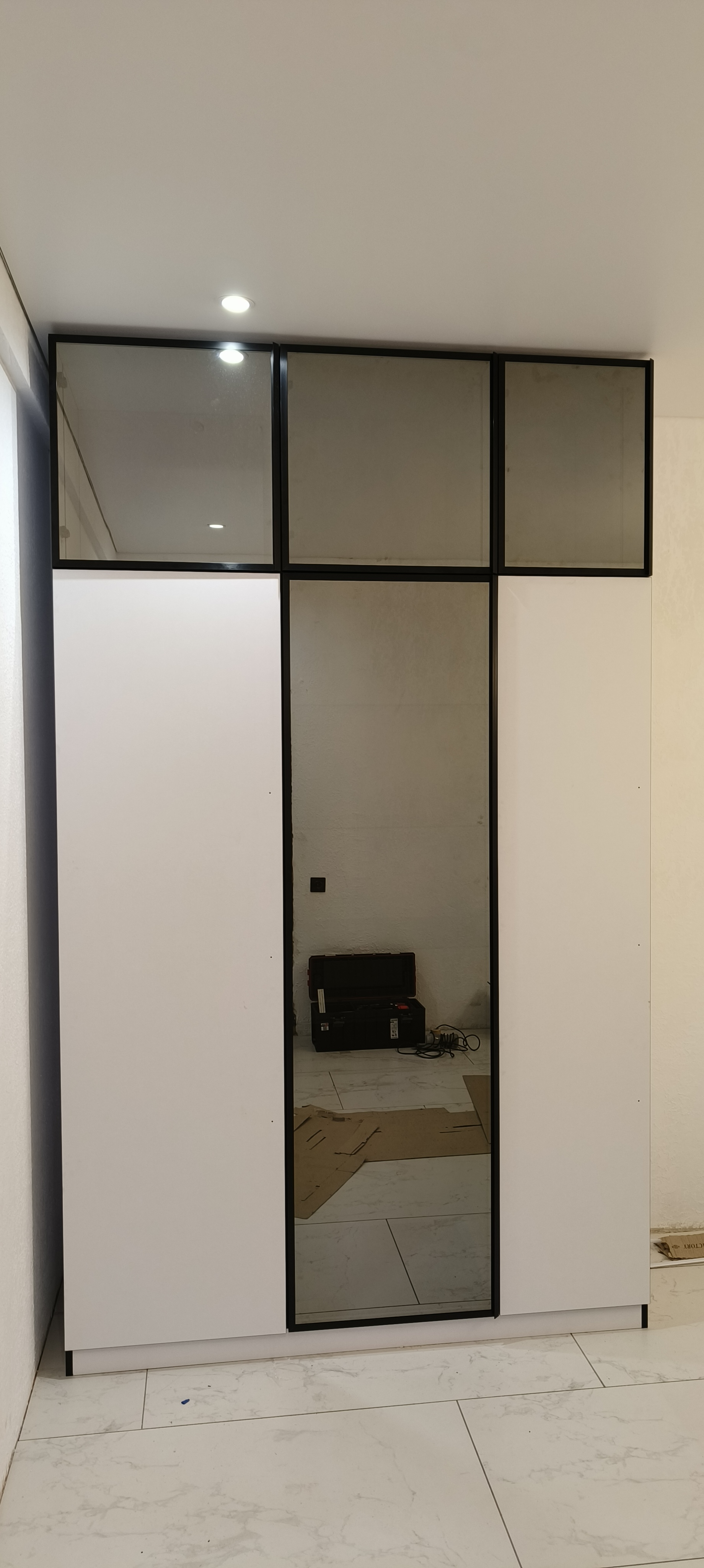 Фото Така файна кухона шафка була зібрана у одного з замовників. Всередині підсвітка та дуже зручне карго