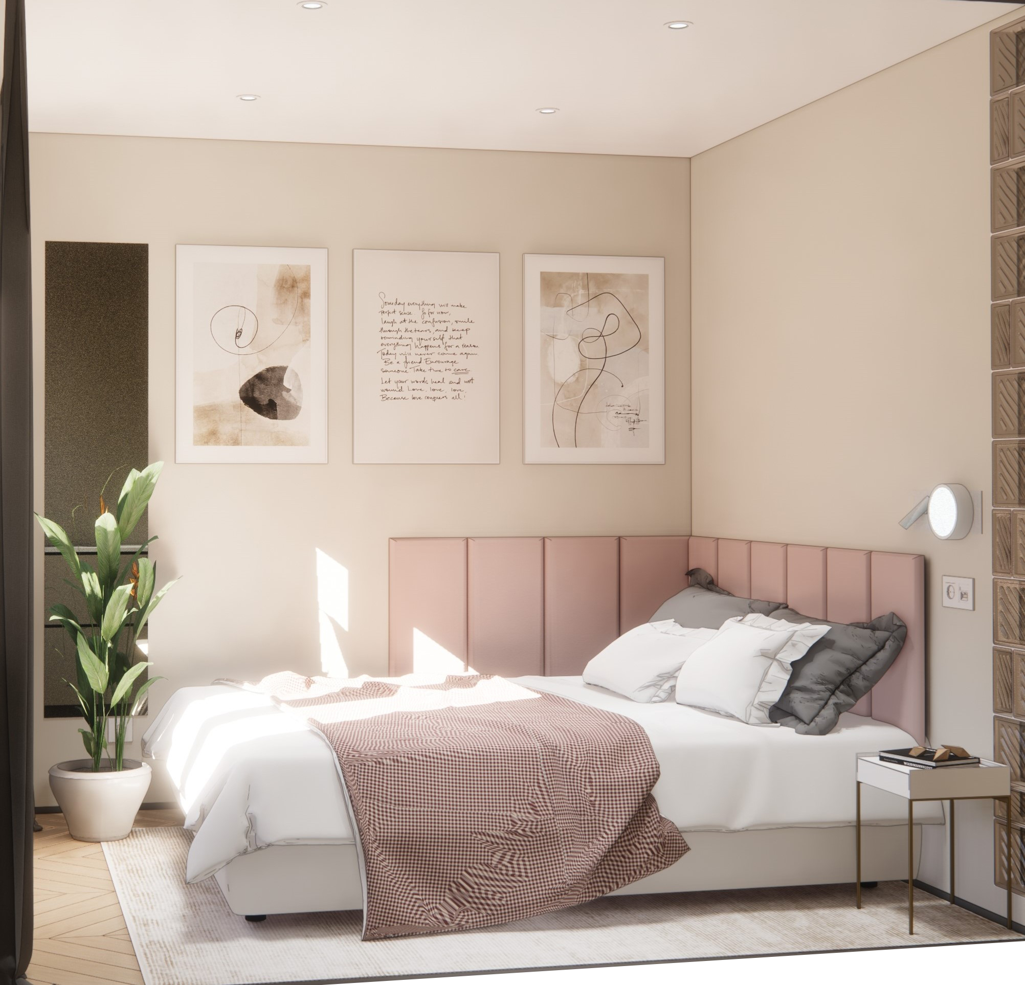 Фото Дизайн проєкт. Однокімнатна квартира для одного