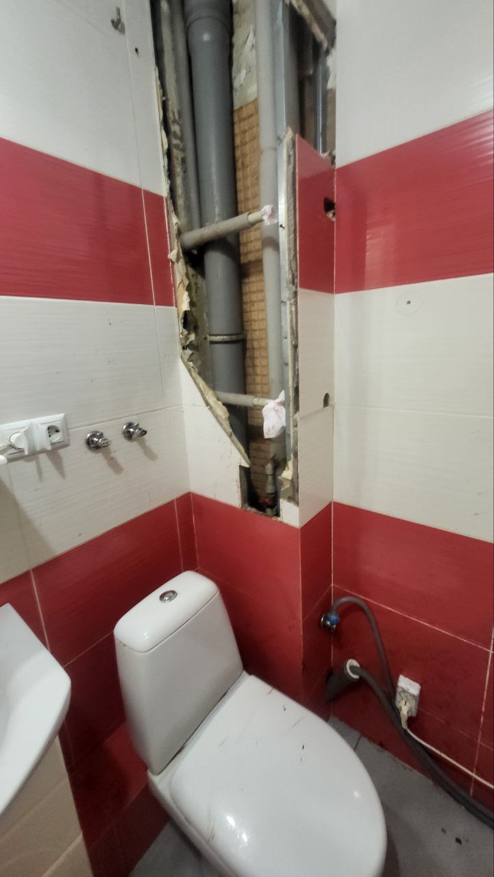 Фото демонтаж короба із плитки 