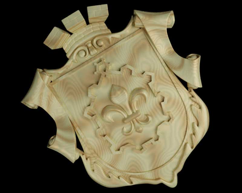 Фото 3D модель для ЧПУ станка.