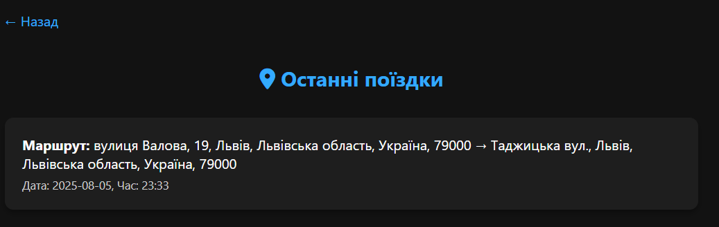 Фото Створення веб додатку для прокладання маршрутів 