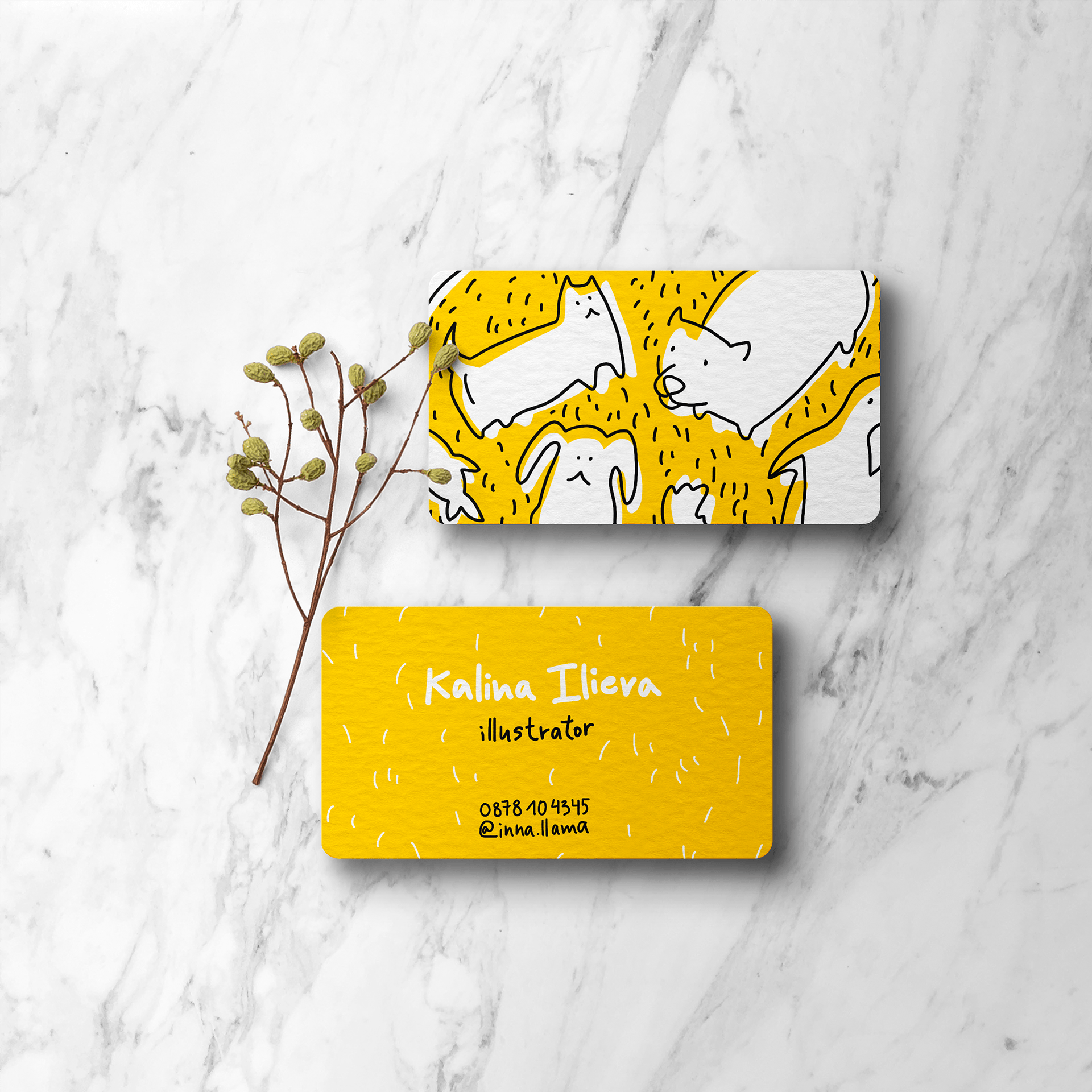 Фото Дизайн візитівки для дизайнера. Яка показує творчість професії навіть в такій не великій деталі як візитка